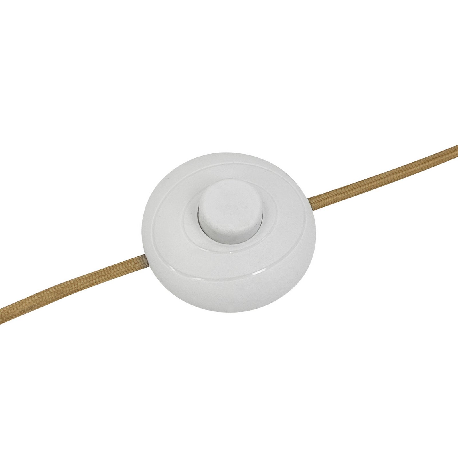 Lampe sur pied Globus Dyberg Larsen, hauteur 150 cm, beige/laiton