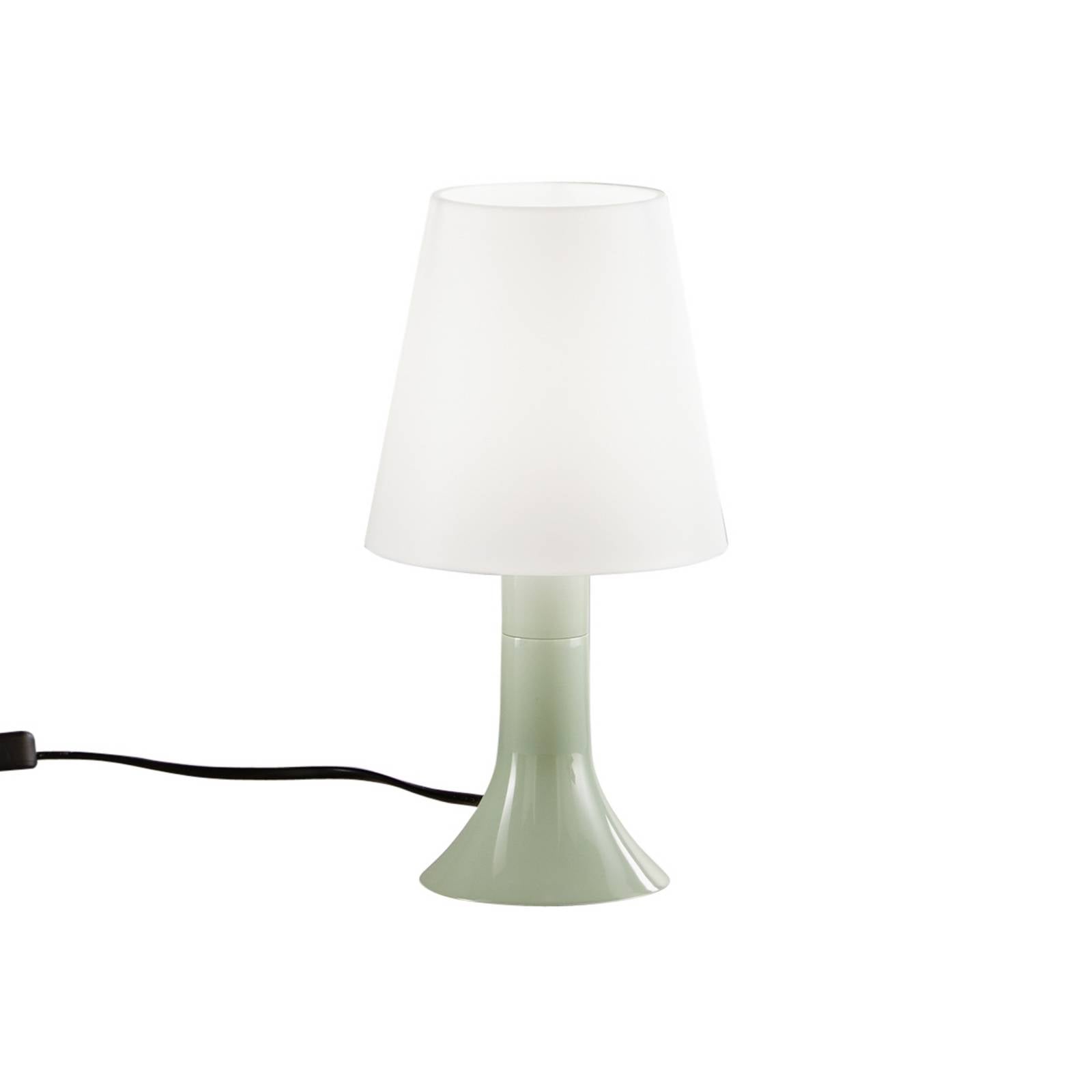 Tischlampe BINGO Lumetto, grün/weiß, Höhe 24,5 cm
