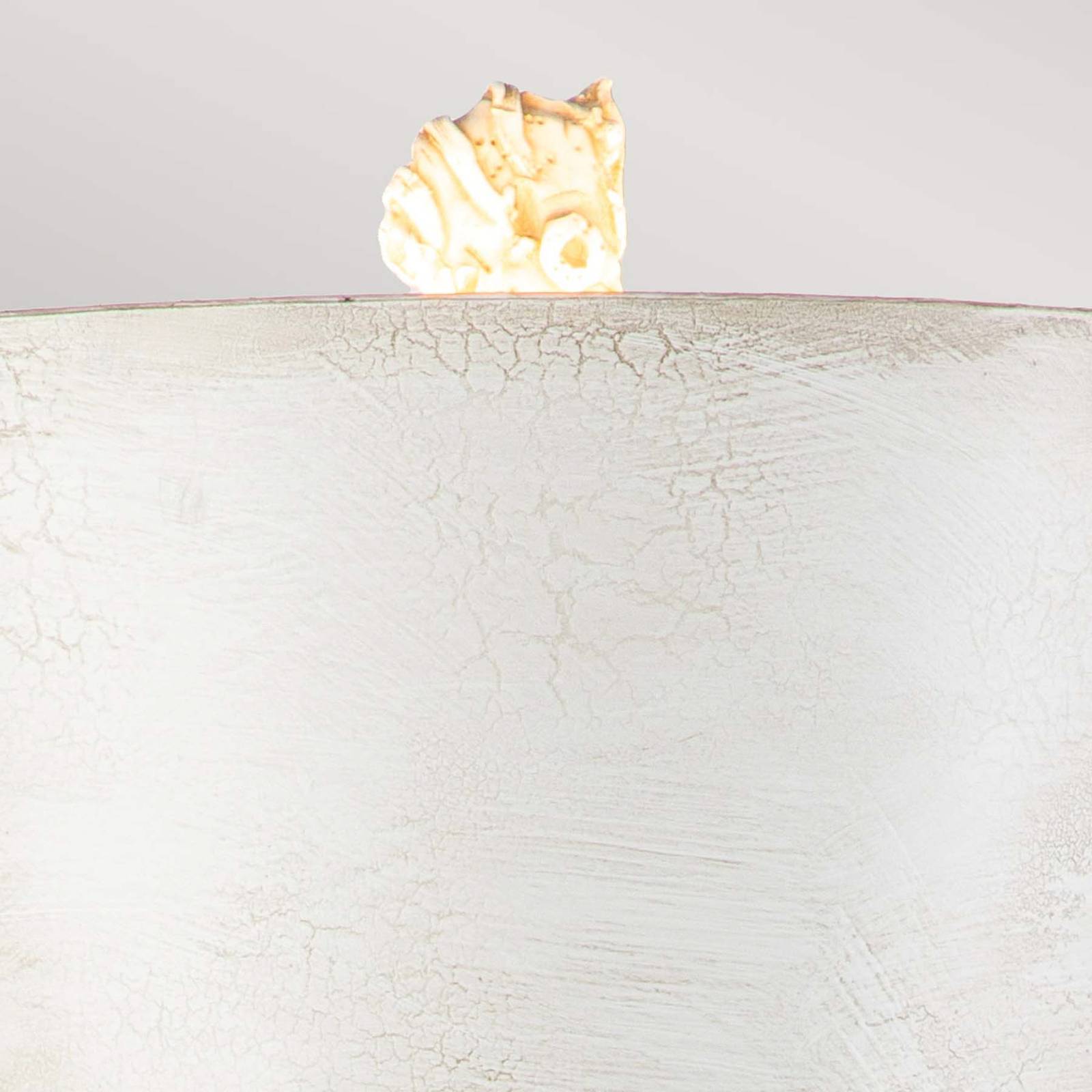 Elstead petra asztali lámpa antik fehér színben