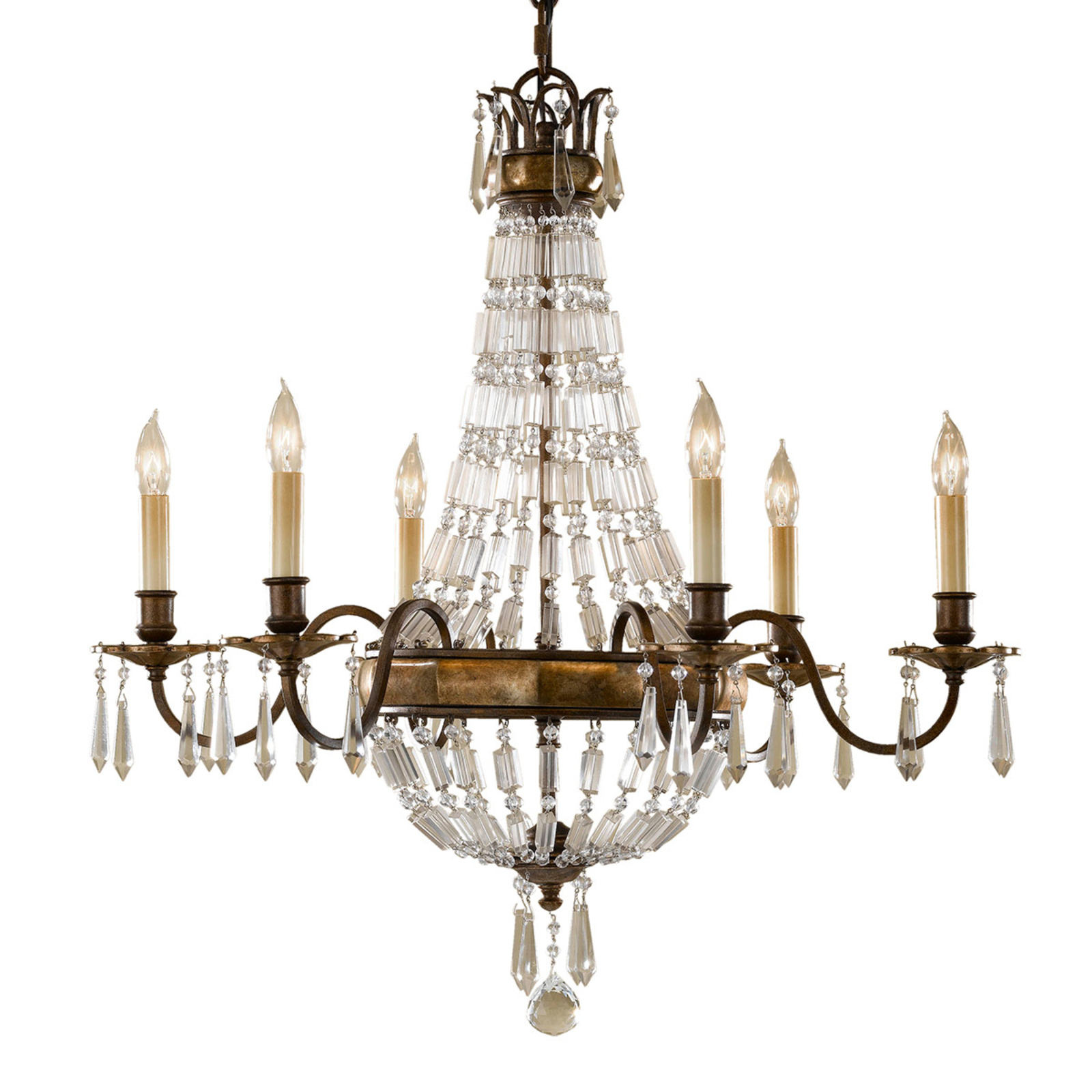 Bellini - lampkrona med antikt utseende