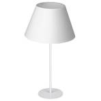 Lampe à poser Soho, conique hauteur 56 cm, blanche