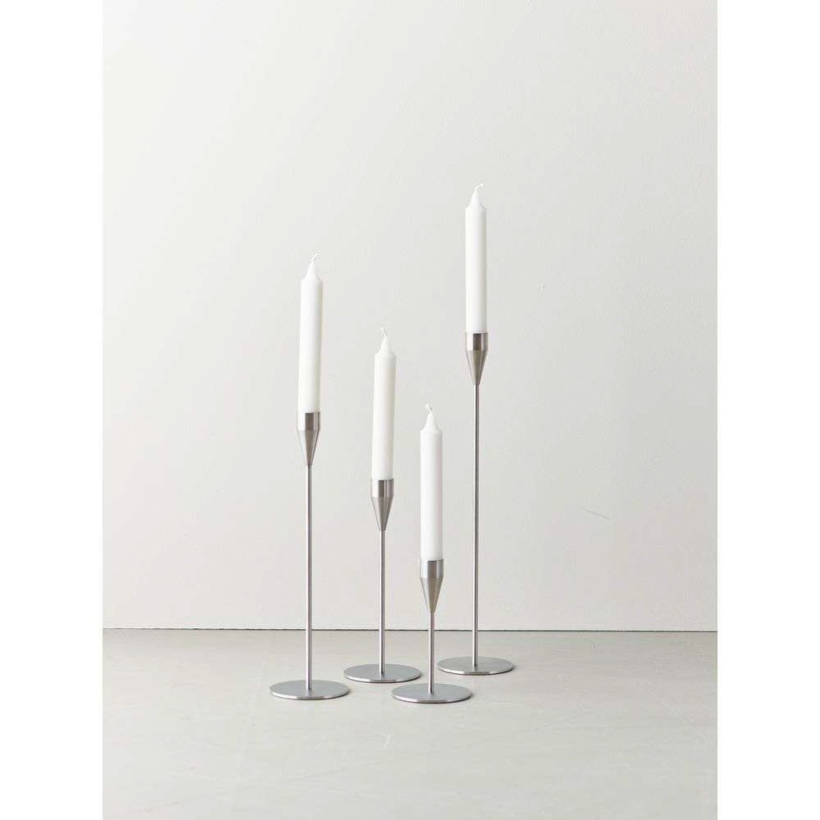 Saturn Maxi Candle Holder H80,5 Stainless Steel - Piet Hein