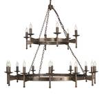 Candelabru medieval CROMWELL 18 becuri