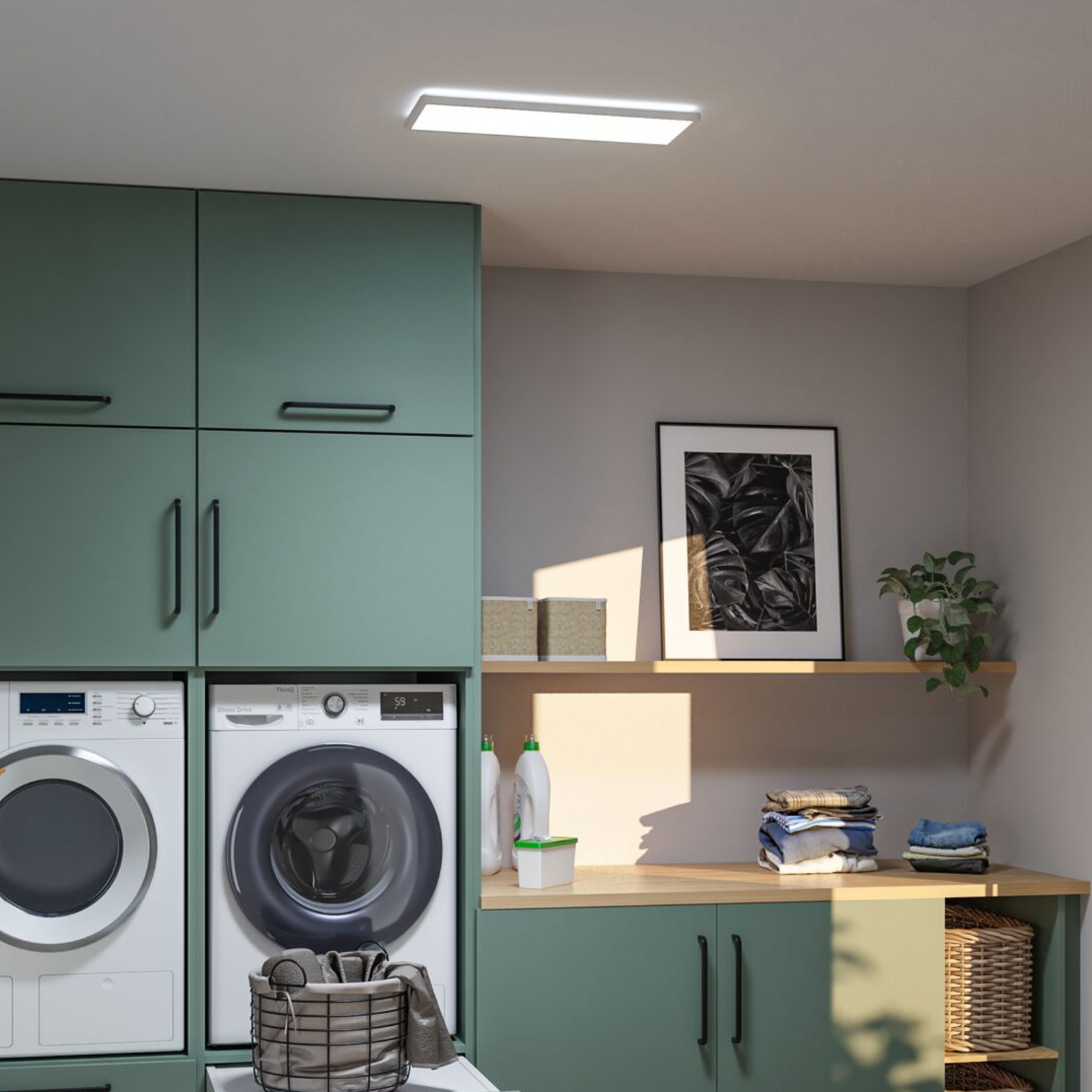 Paulmann Atria Shine LED panel, fehér, hossza 56 cm, IP44 Paulmann Atria Shine LED panel, fehér, hossza 56 cm, IP44