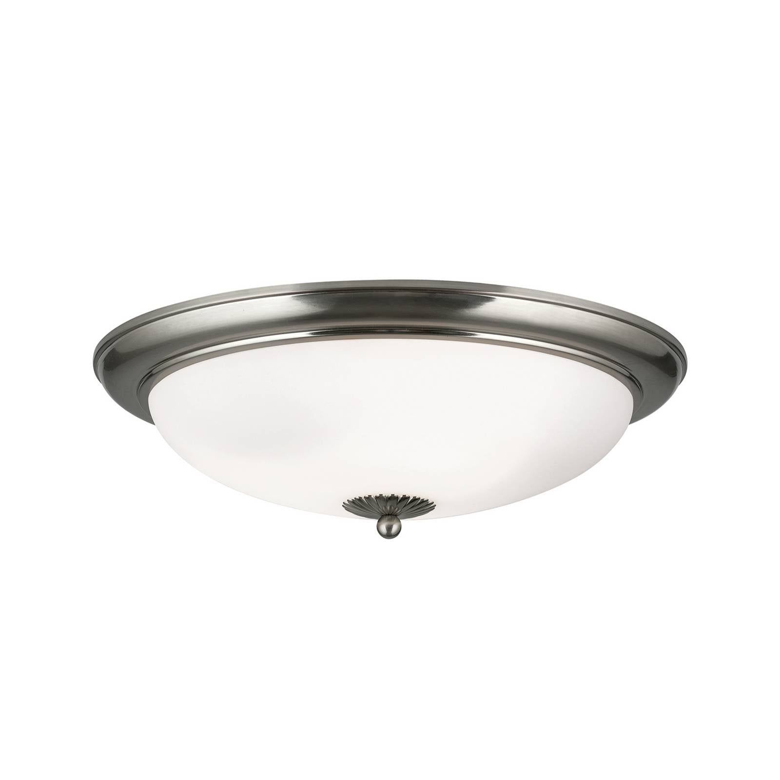 Deckenleuchte Empire, Ø 48 cm, nickel matt, Glas opal matt
