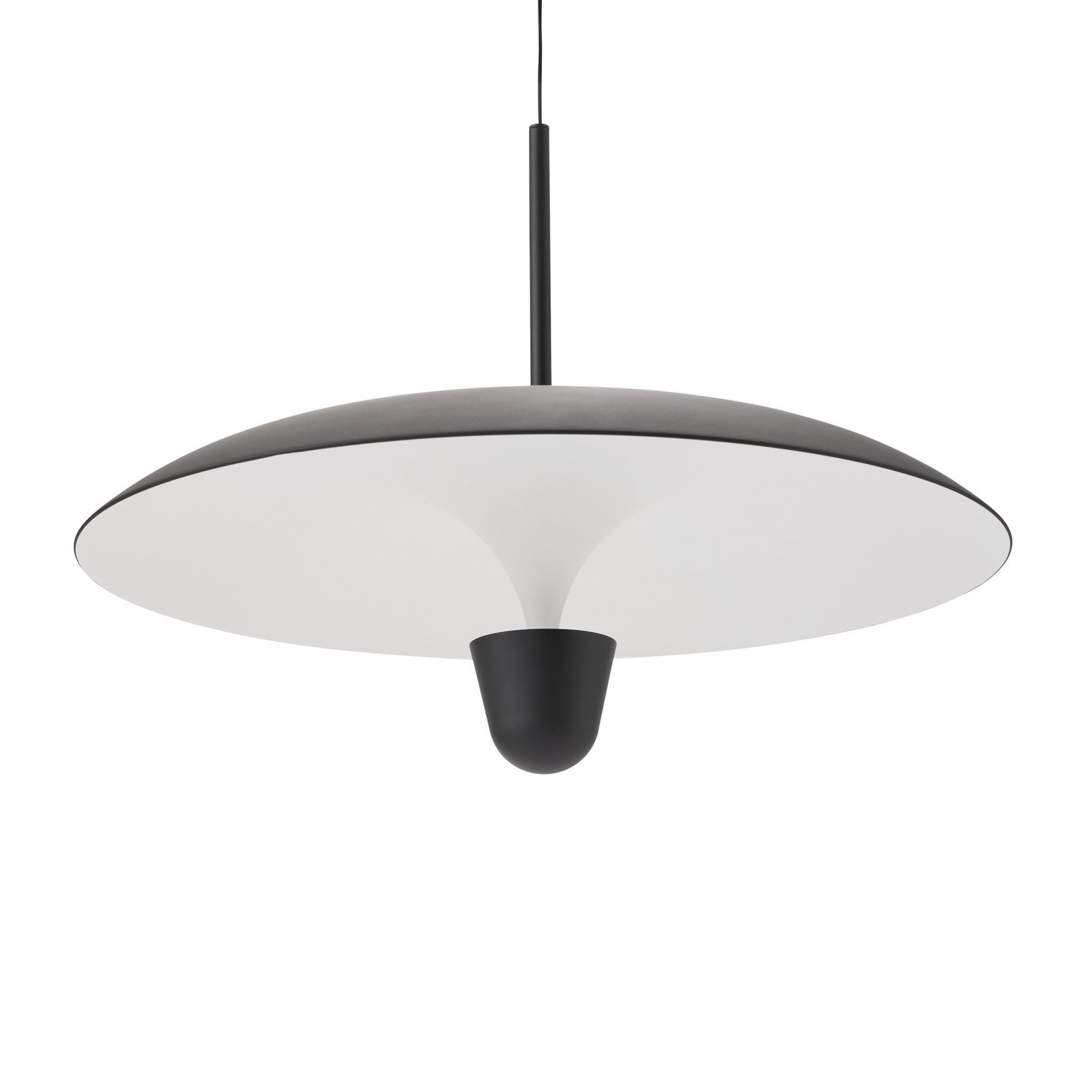New Works LED hanging light Kantarell, Ø 55 cm, black New Works LED hanging light Kantarell, Ø 55 cm, black