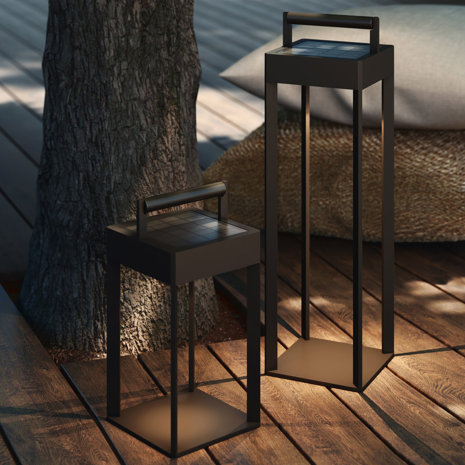 Astro Kuro LED-Solarleuchte in Laternenform