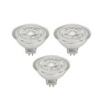 Prios LED bulb GU5.3 4.3W 345lm 36° clear 827 set of 3