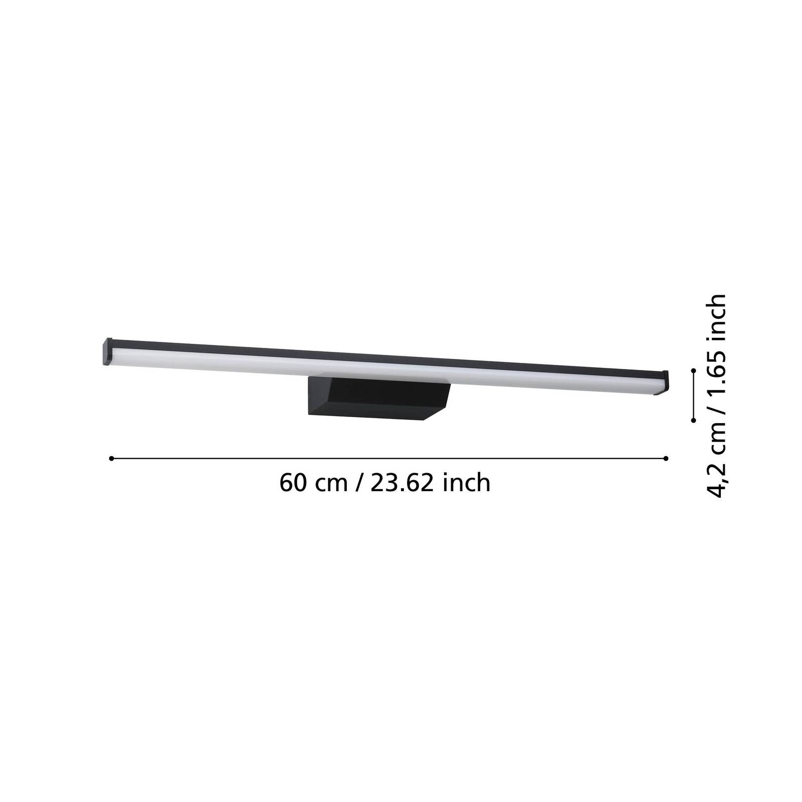 EGLO connect Smart-LED-oświetlenie lustra Regello-Z, czarny