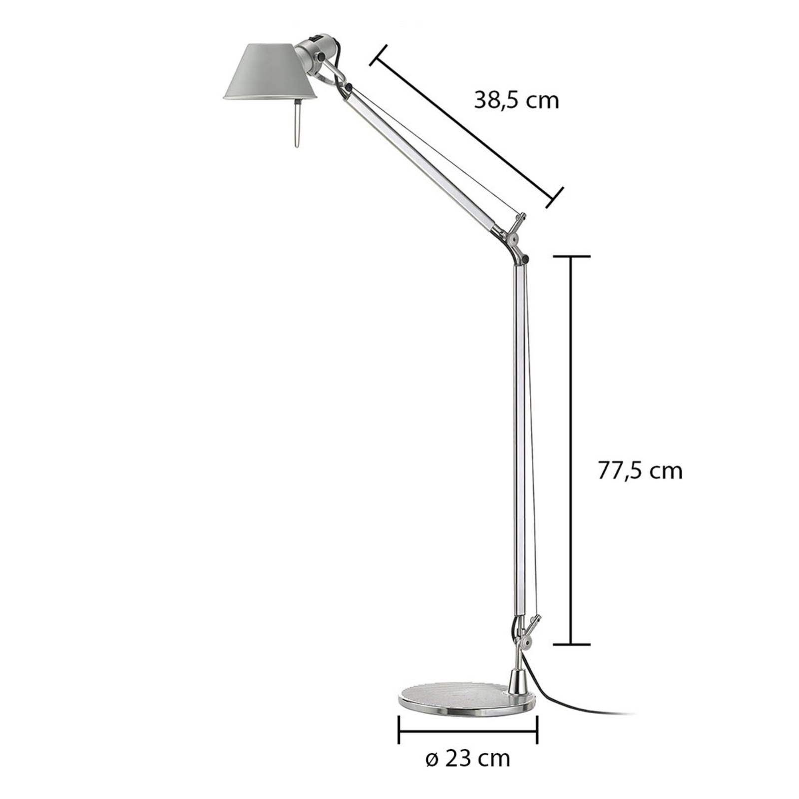 Artemide Tolomeo Lettura Stehleuchte, aluminium günstig online kaufen