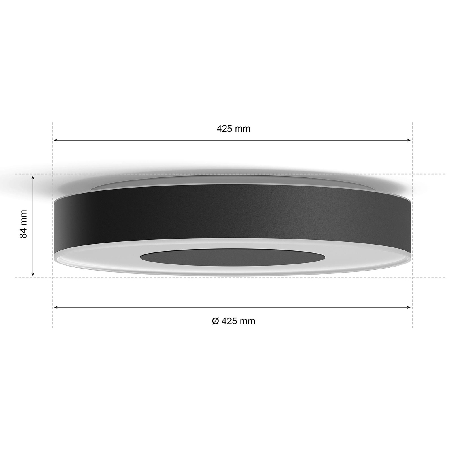 Philips Hue Infuse LED-Deckenlampe 42,5cm, schwarz