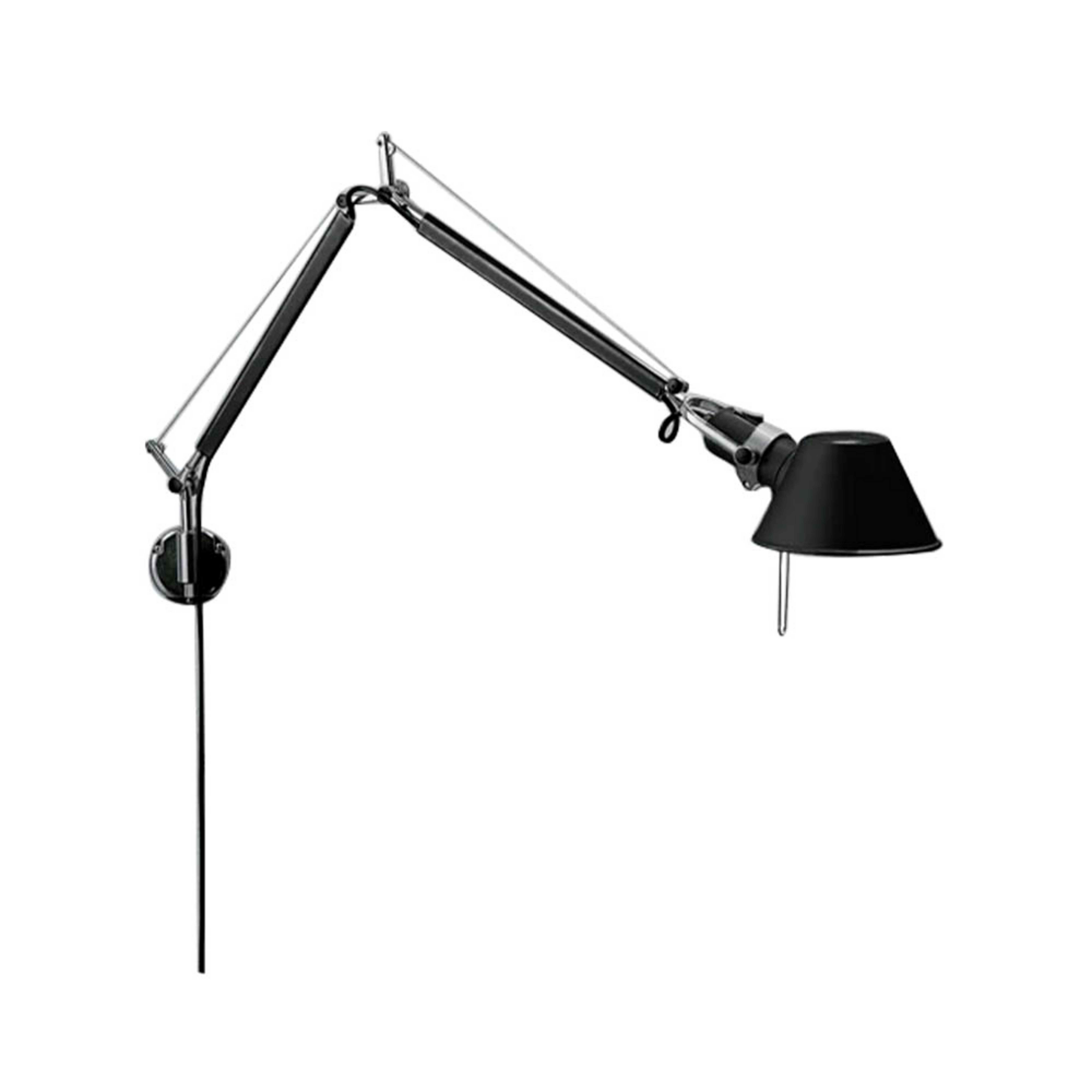 Tolomeo Parete Wandlamp Zwart - Artemide