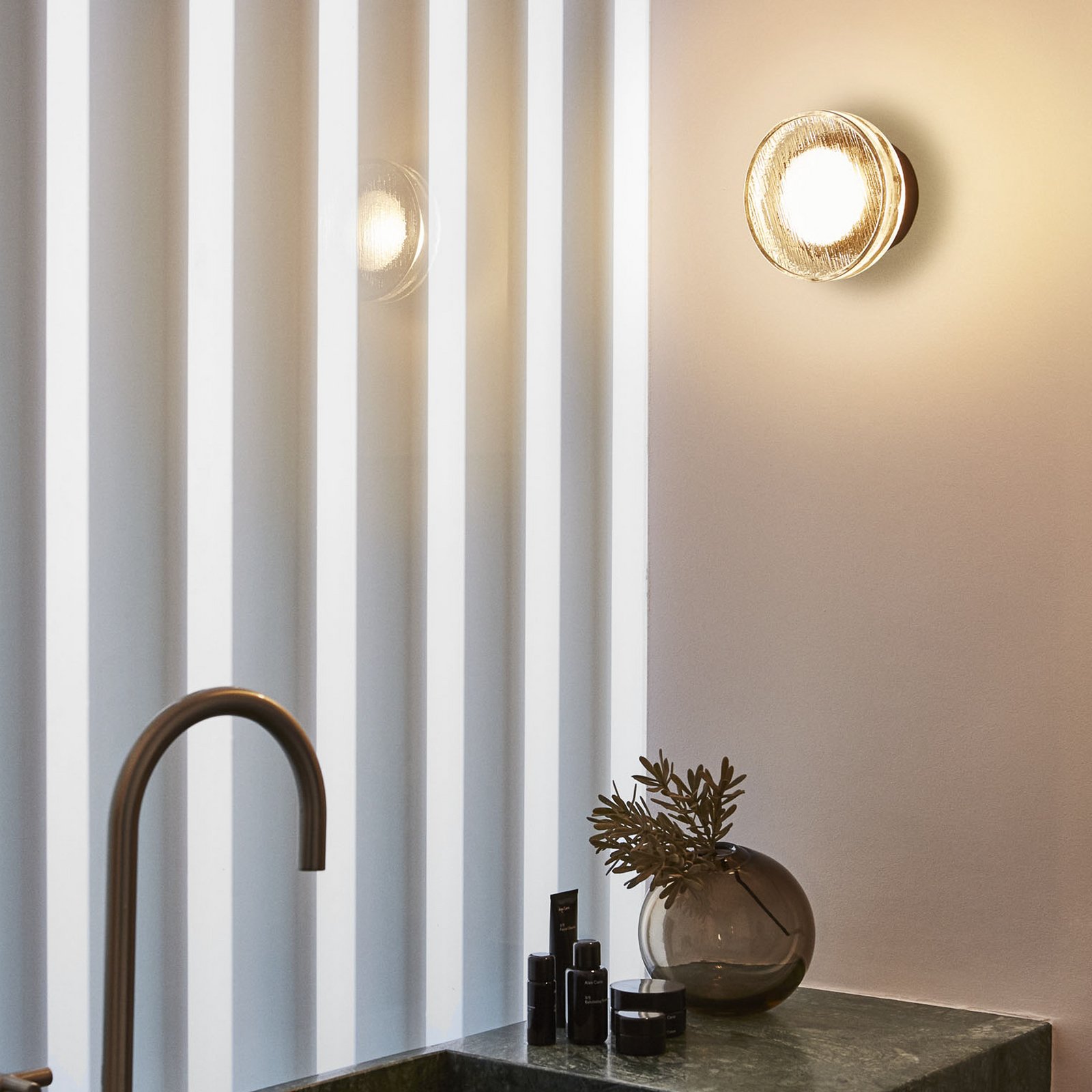 Applique d'extérieur LED MARSET ROC, noir, 14 cm, IP65, TRIAC