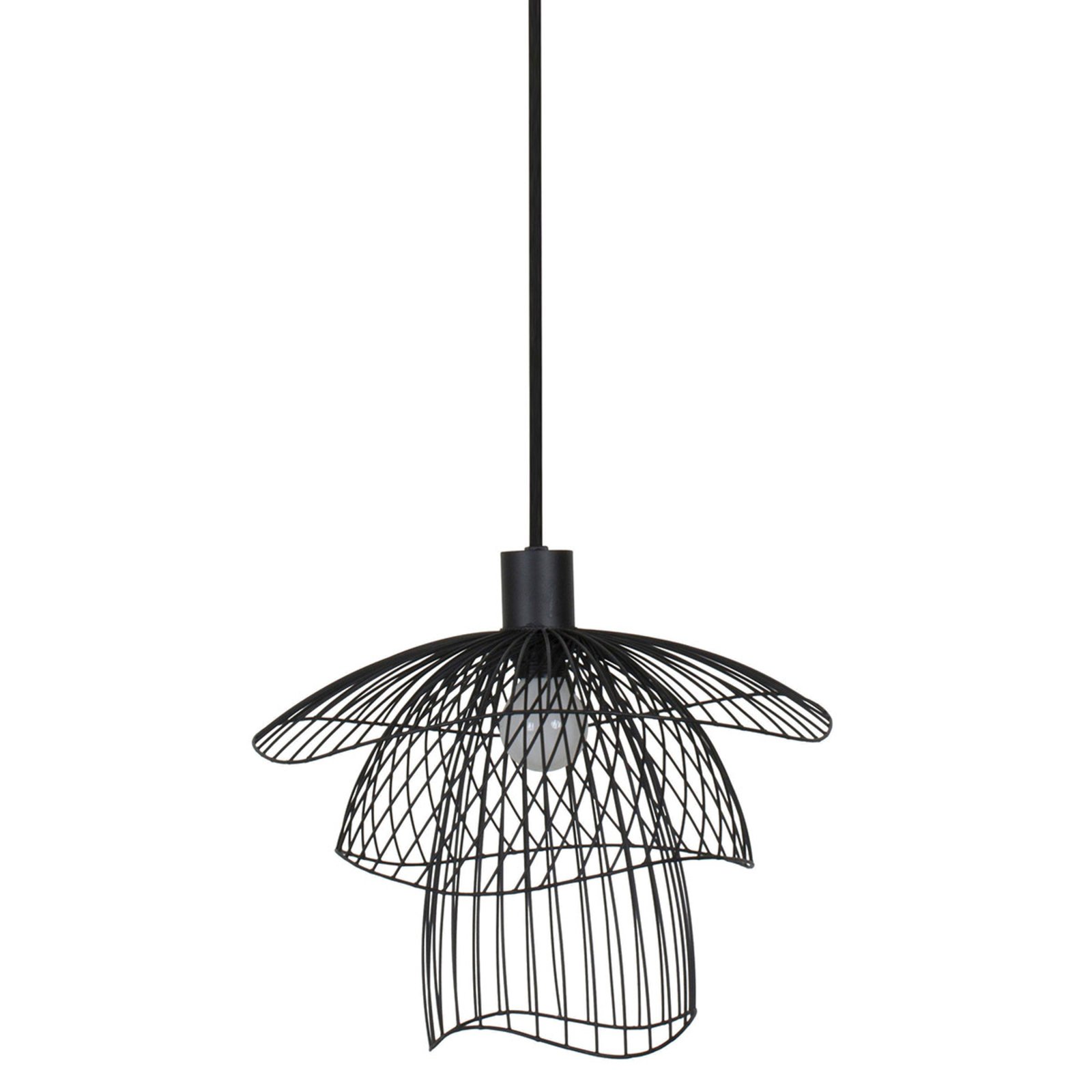 Papillon Pendelleuchte XS Black - Forestier