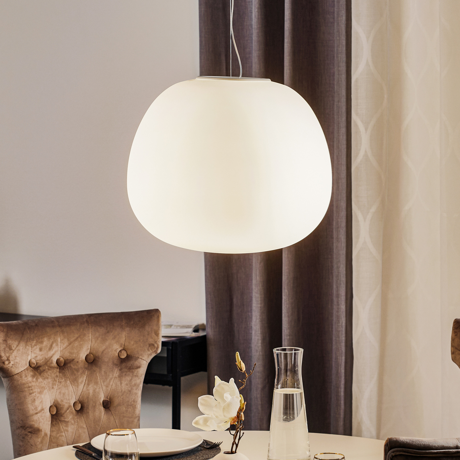 Fabbian Mochi – závesná lampa 45 cm