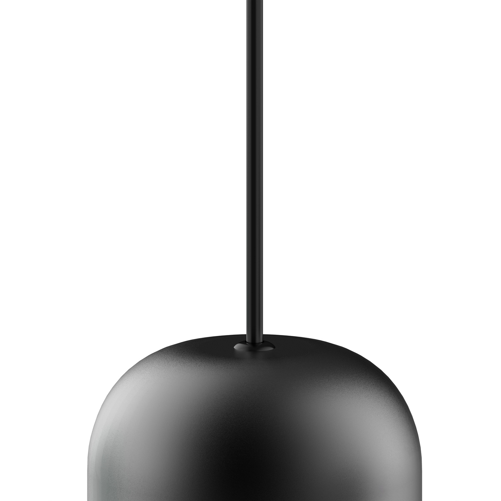 Lucande pendant light Narion, linear, black, 5-bulb