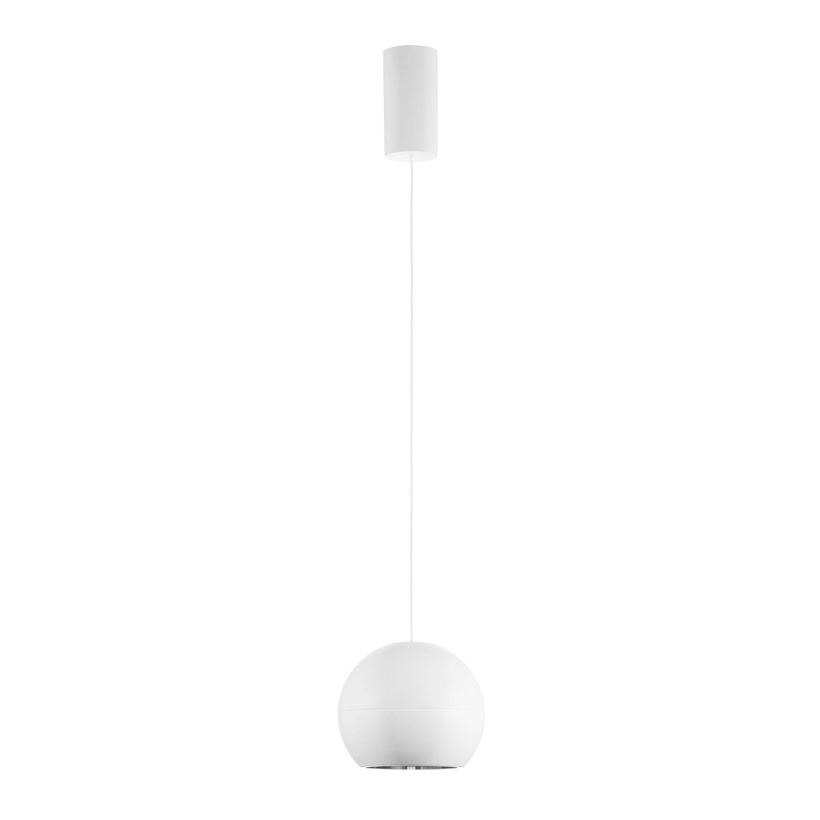 BEGA Studio Line suspension DALI, blanc/alu Ø19 cm
