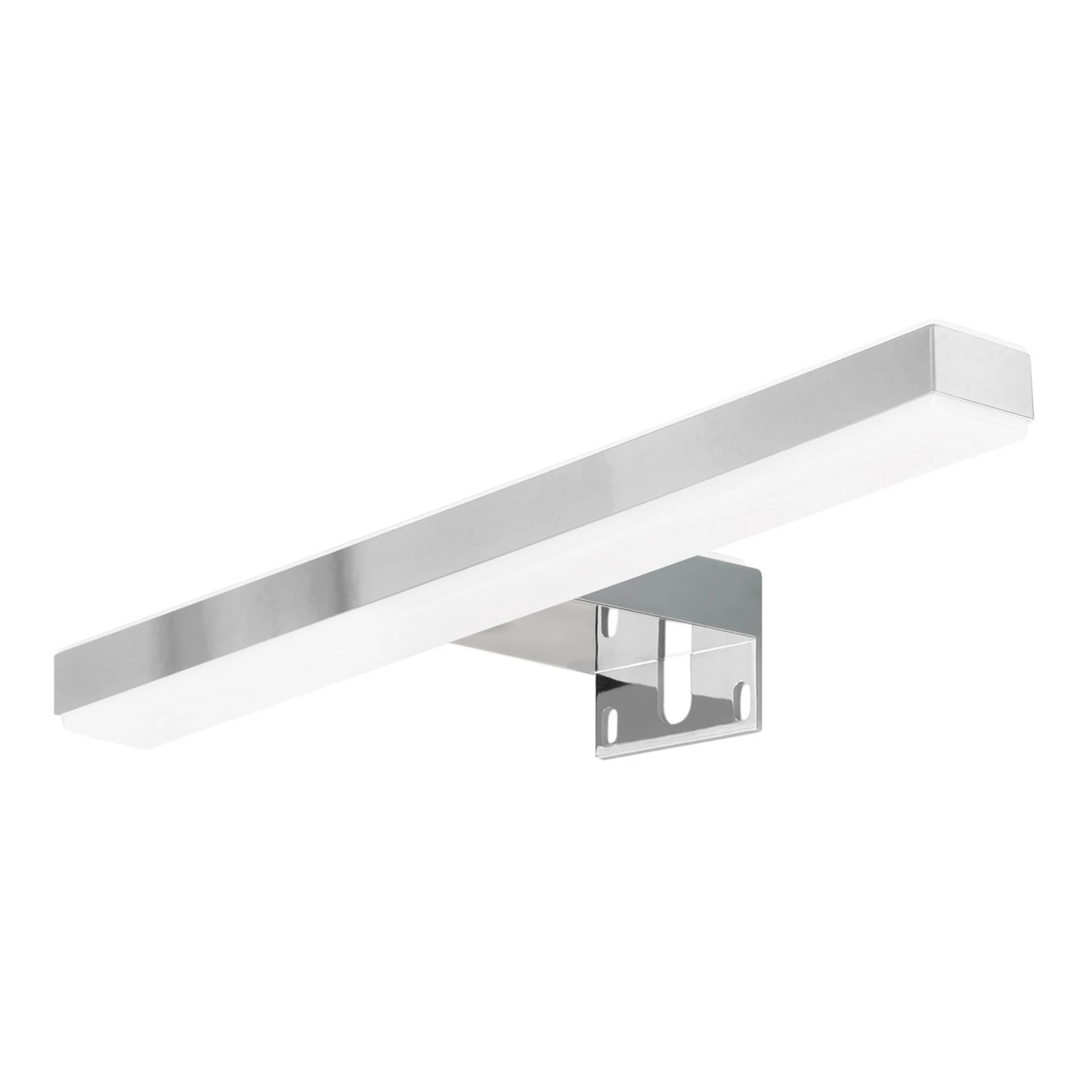 Lampada da specchi Veronica, larga 30 cm, cromo