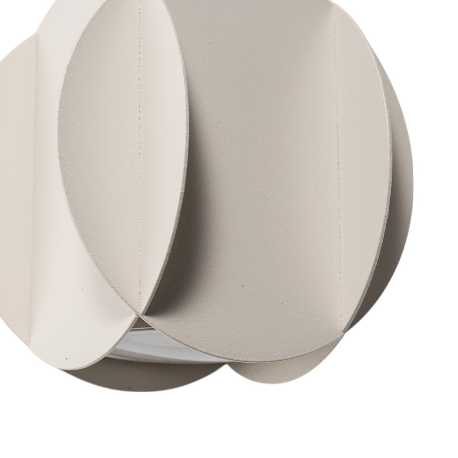 Závěsné svítidlo GAMBIT, krémově bílá, Ø 10 cm, kov, GU10 LED