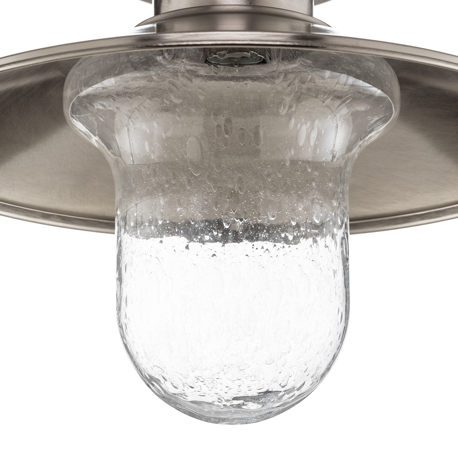 Maestrale ceiling light, clear glass lampshades