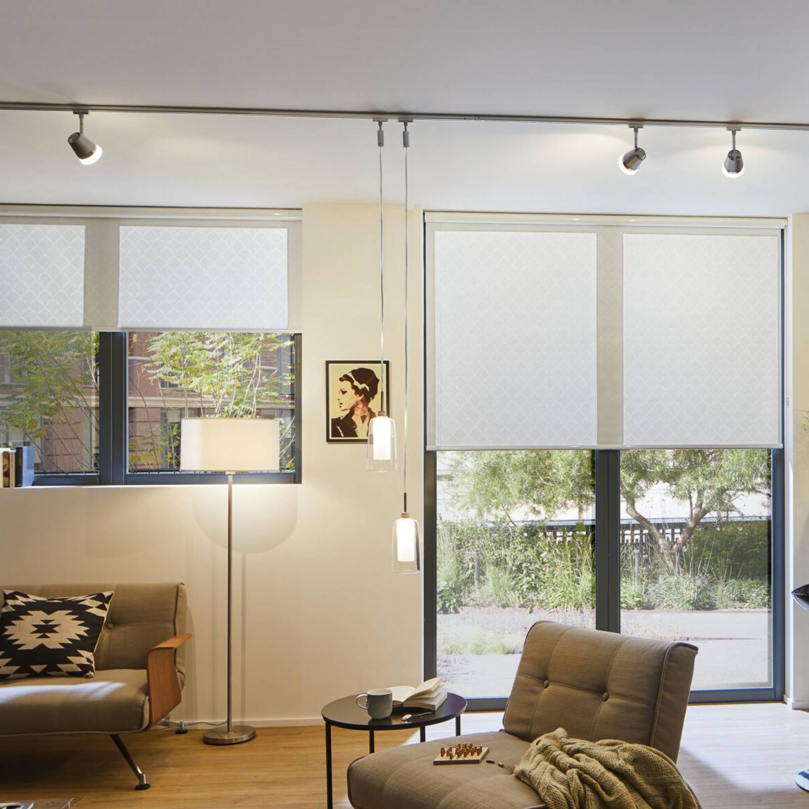 Spot sur rail Paulmann URail Cone, blanc signal, métal, GU10