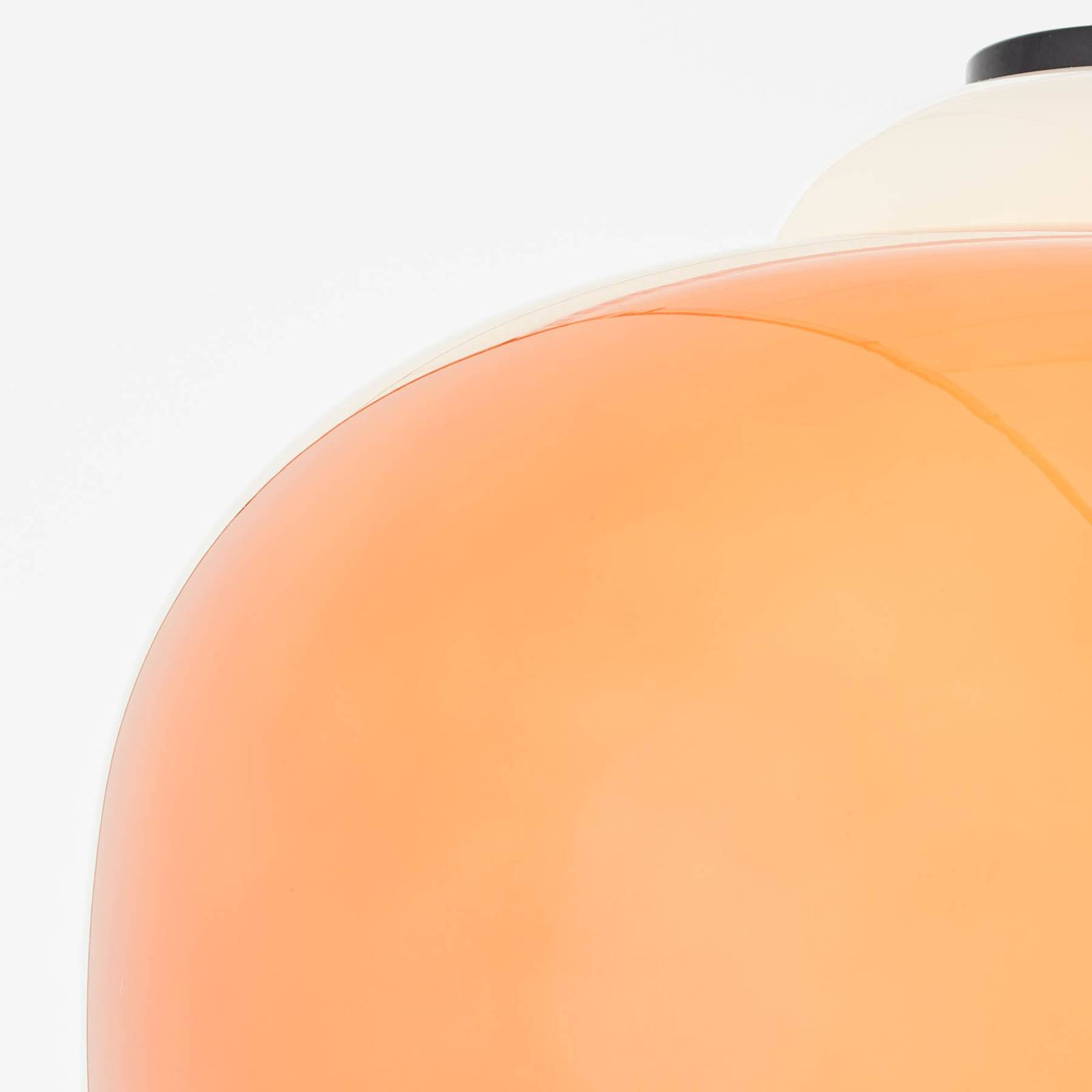 Фото - Люстра / світильник Brilliant Lampa wisząca Blop ze szkła, pomarańczowa 
