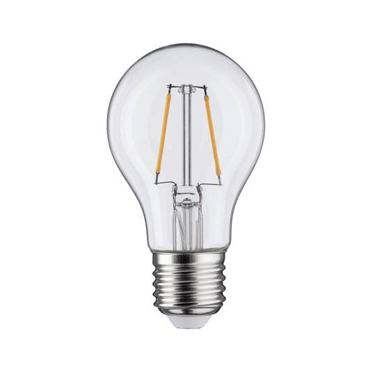 Pauleen Bombilla LED con filamento, E27, 3 W, transparente, 2.700 K