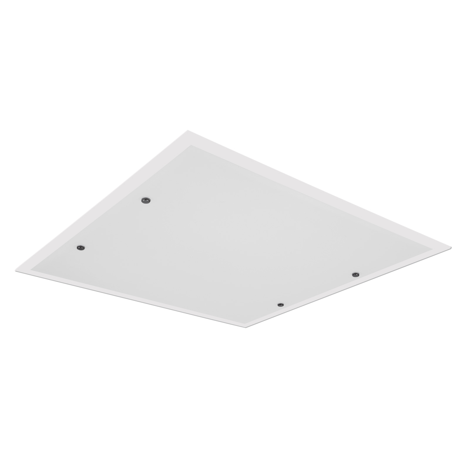 LEDVANCE Lunive Area LED ceiling light 40cm 4,000K, for Living / Dining Room, glass, 24 W, energy efficiency: A+, L: 40 cm, W: 40 cm, H: 4.9 cm