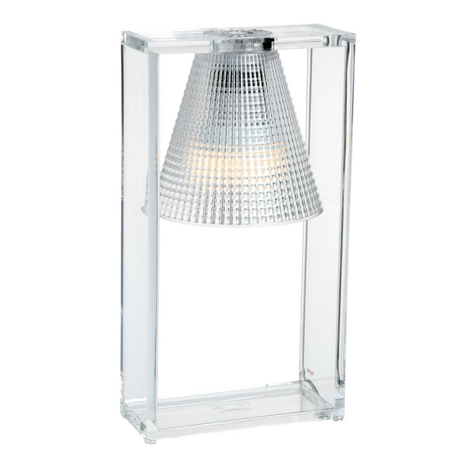 Kartell Light Air bordslampa Sculped Kristall, transparent från Kartell