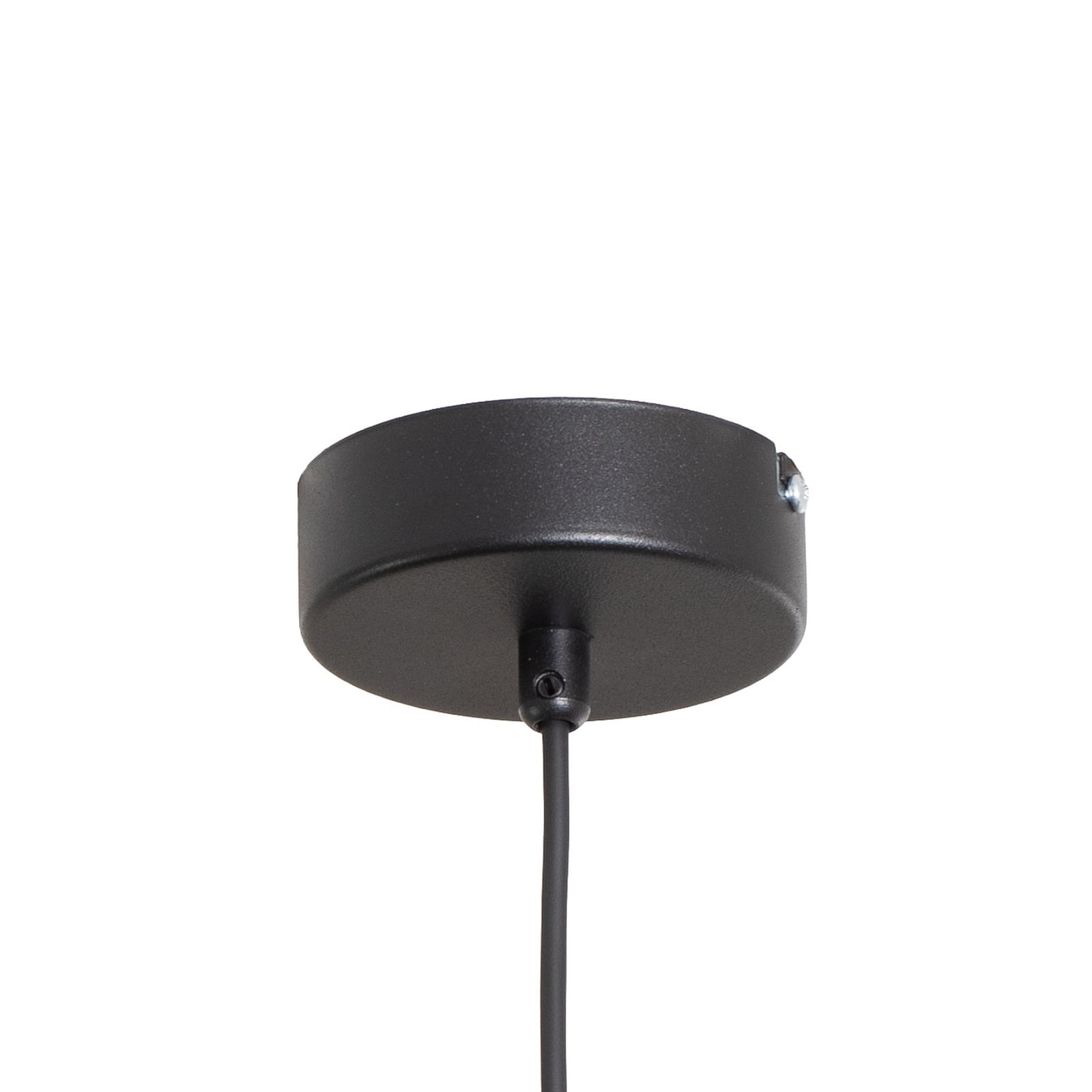 Żyrandol Form, czarna, metalowa, Ø 24 cm, stożkowa – ALDEX