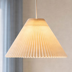 Suspension Percy, beige, Ø 42 cm, lin - Nola