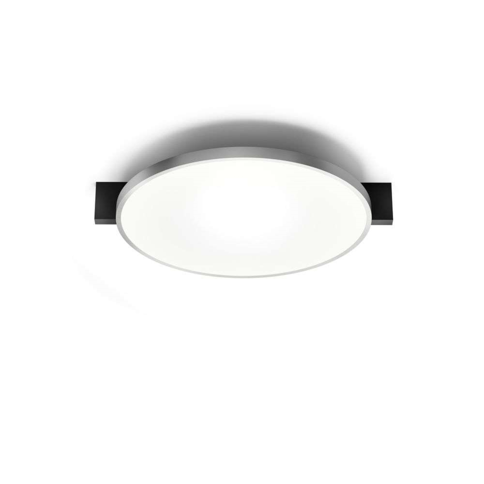 Inlay Round C2 Plafonieră Matt Black/Satin Silver - Light-Point