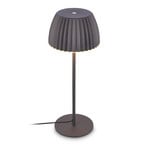 Loca LED table lamp, anthracite, height 36 cm, metal/plastic