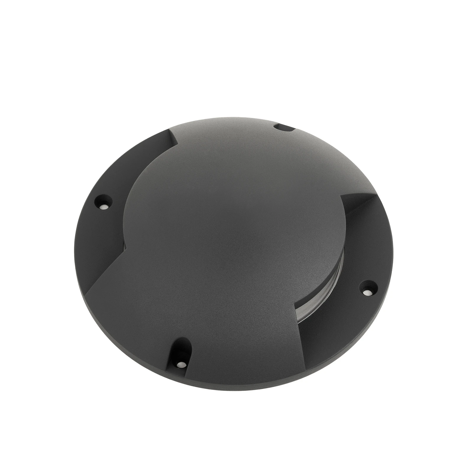 Lindby LED floor spotlight Cormac, 2-bulb, Ø 21 cm, IP67