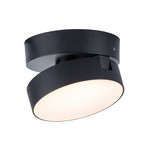 Foco de techo LED Stanos, CCT, 1 luz, negro