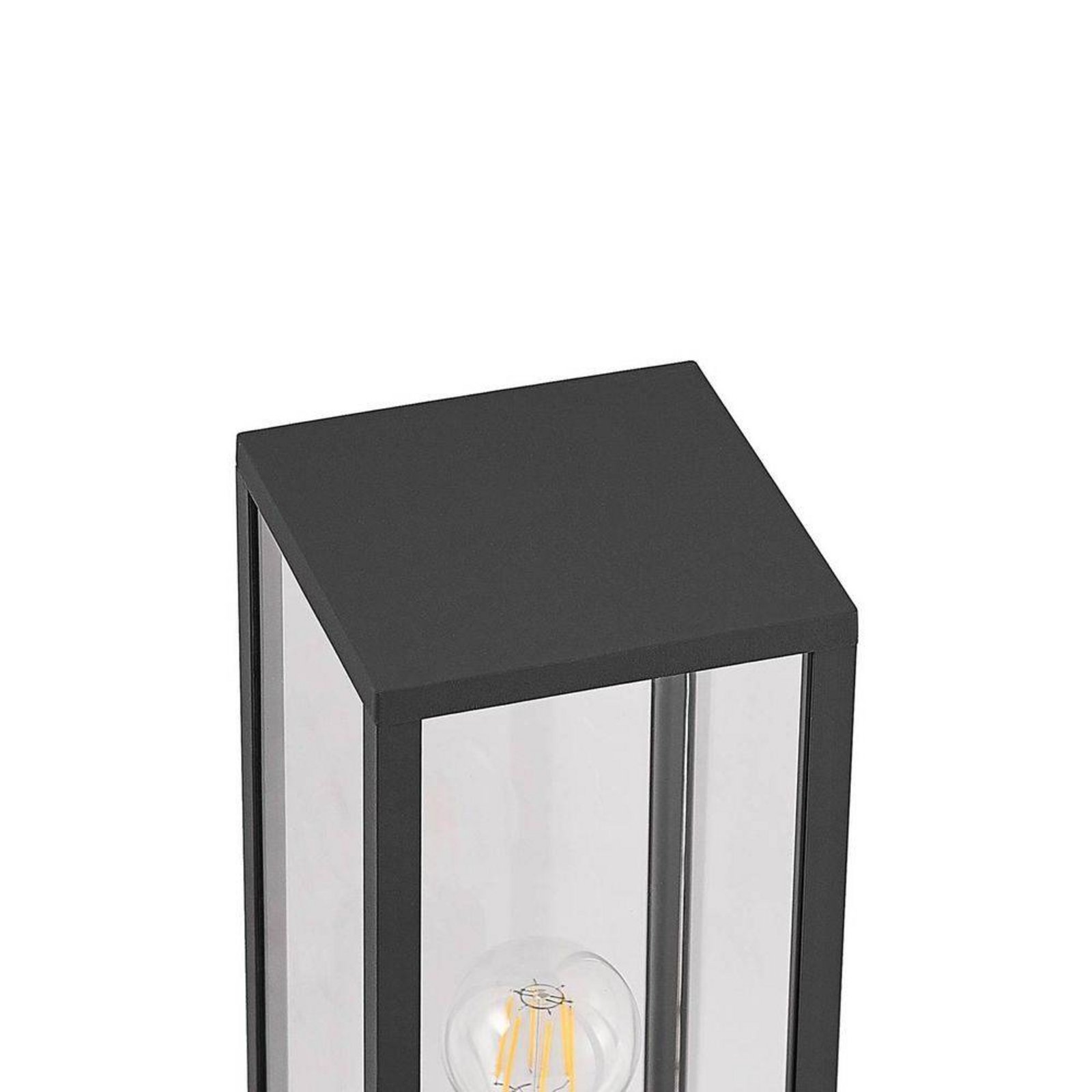 Peldar Zahradní Lampa H40 Dark Grey/Clear - Lindby