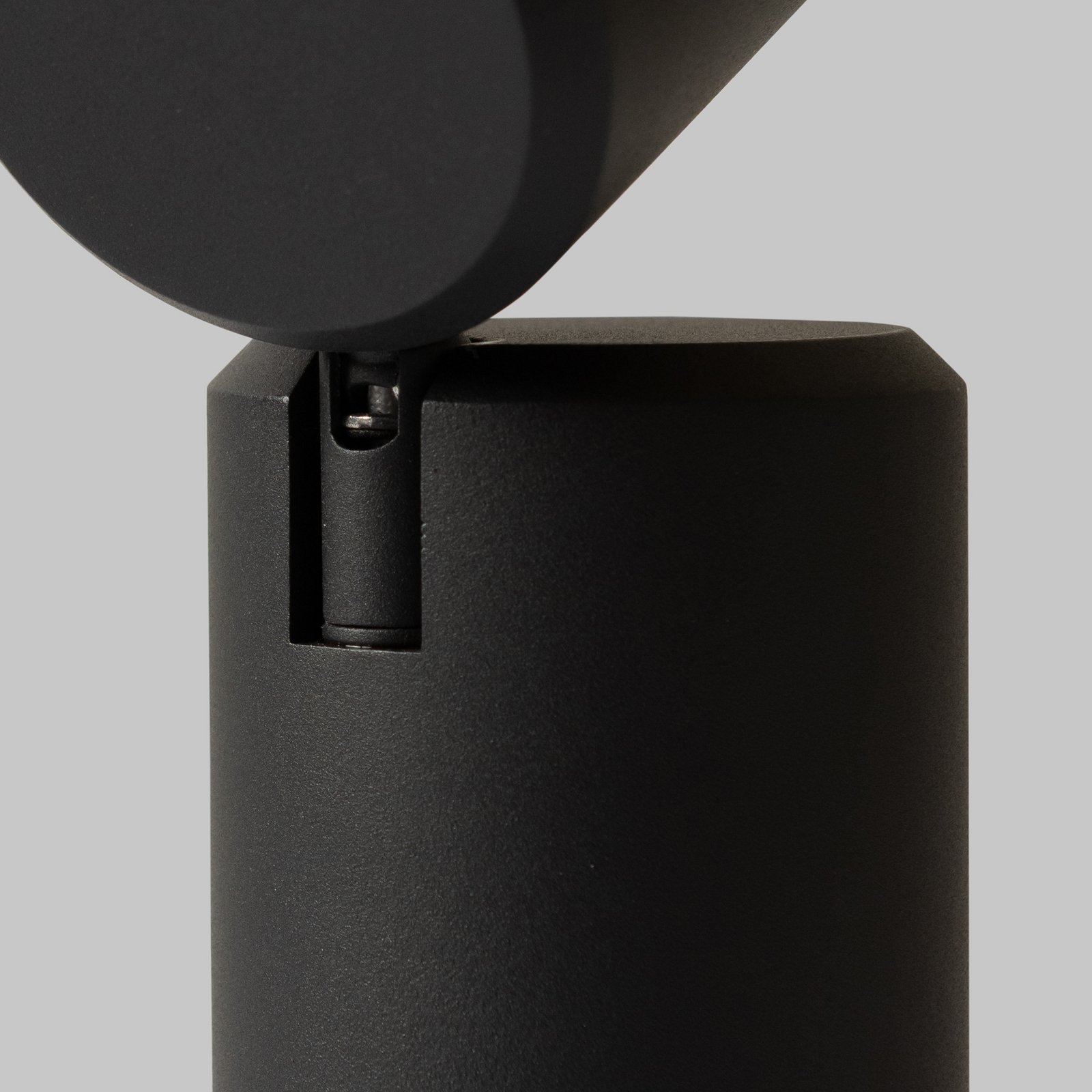 IT'S ABOUT ROMI LED-Akkutischlampe Milan, schwarz, 19 cm