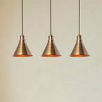 Hanging light Sivani MR-314, gold antique, iron 3-bulb linear