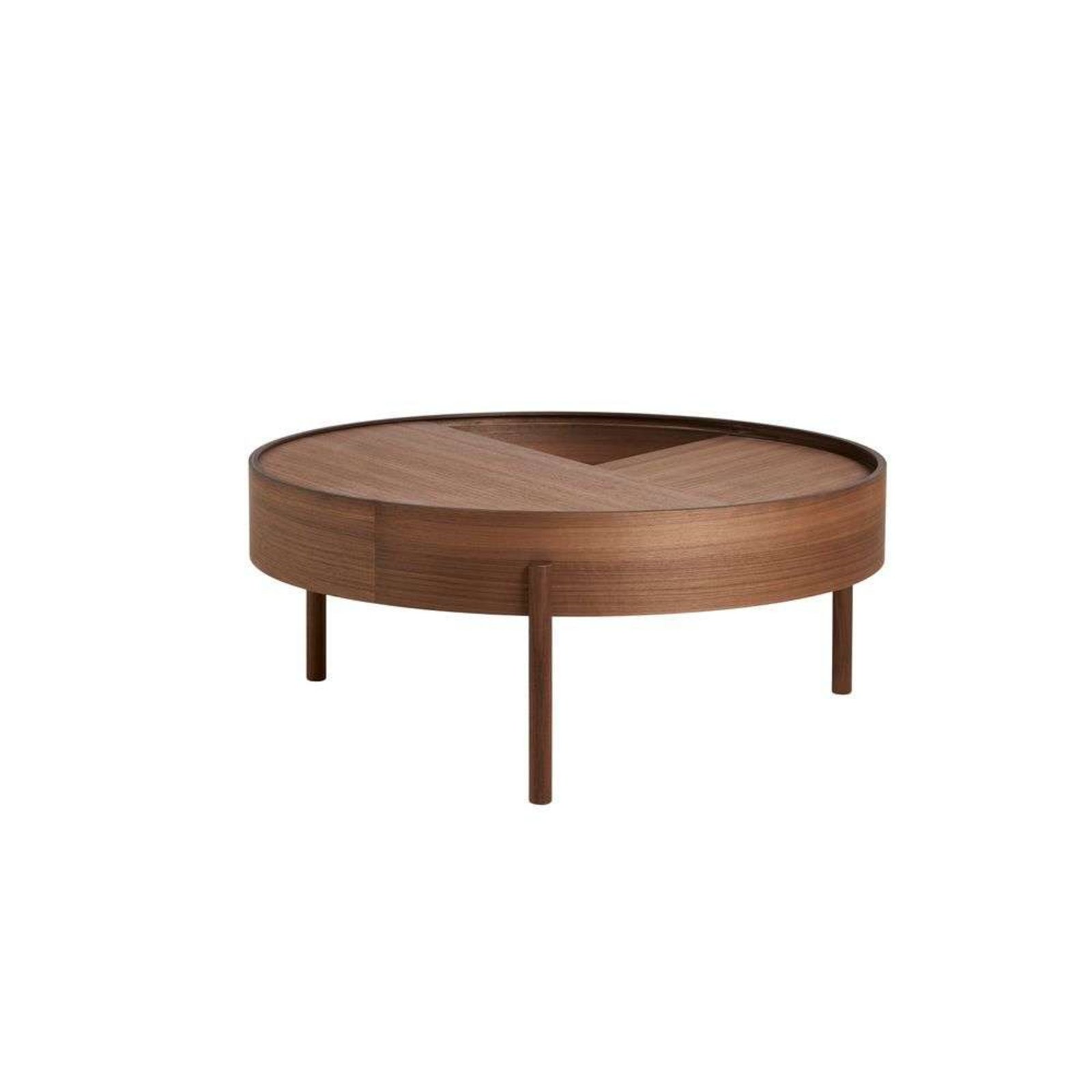 Arc Coffee Table Ø89 Walnut - Woud