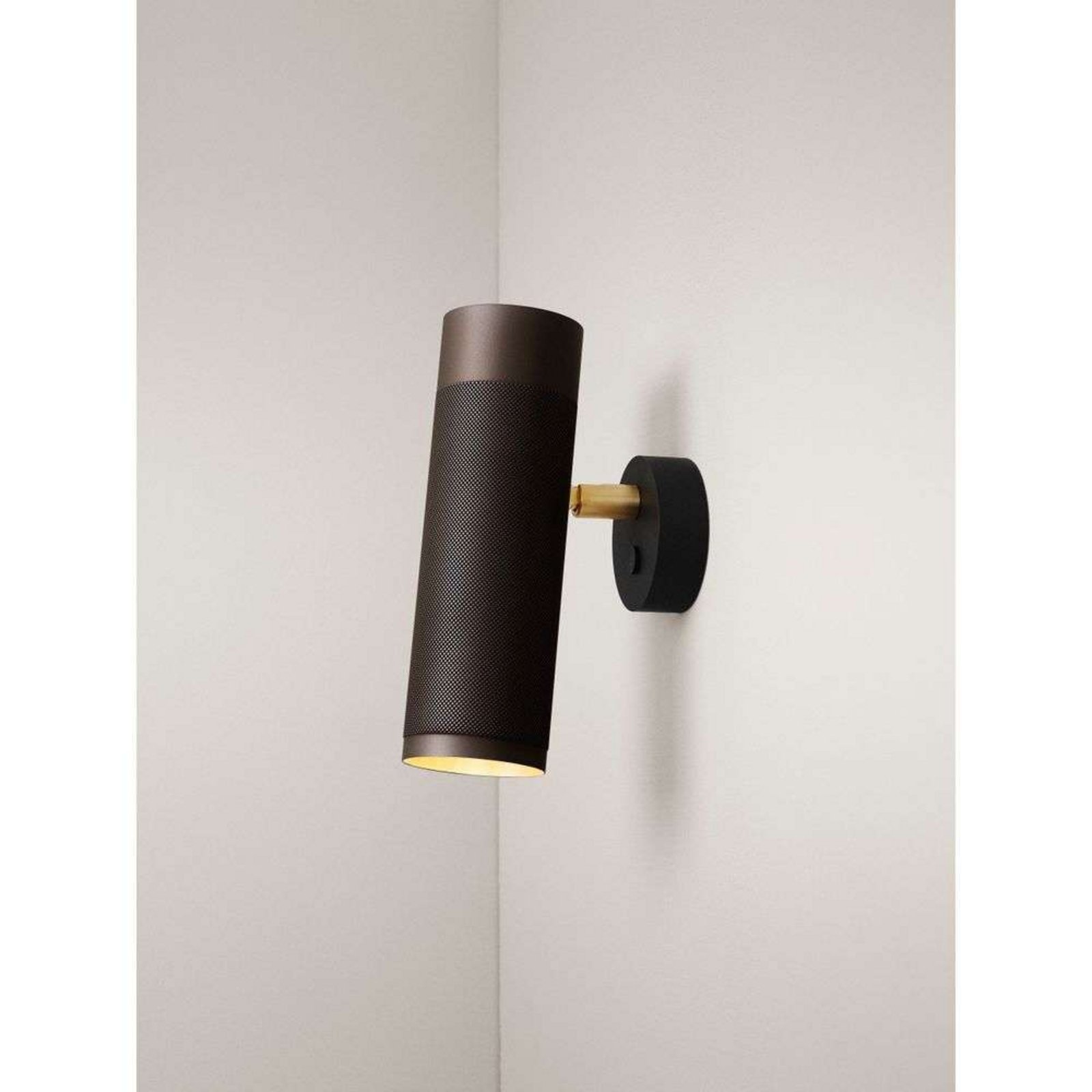 Patrone Wall Lamp Bown Brass/Brass - Thorup Copenhagen