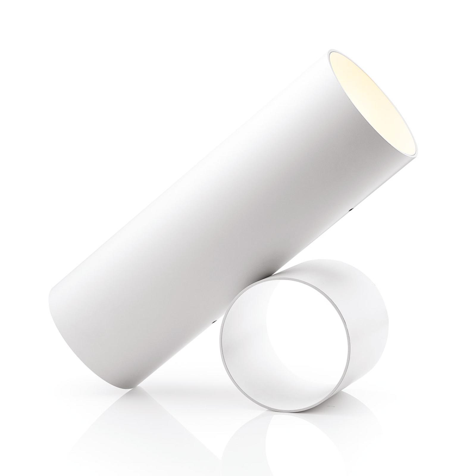FLOS Sawaru LED table lamp, two cylinders