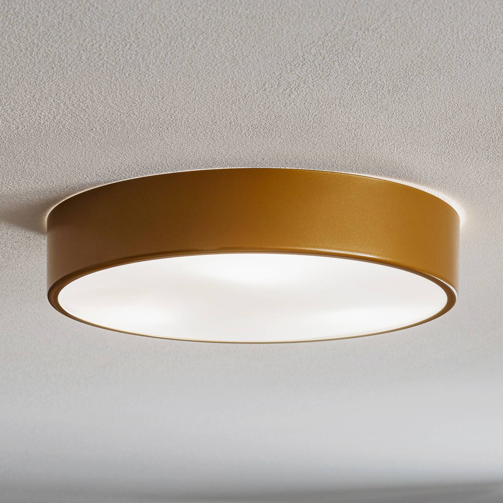 Lampa sufitowa Cleo 400, IP54, Ø 40 cm złota