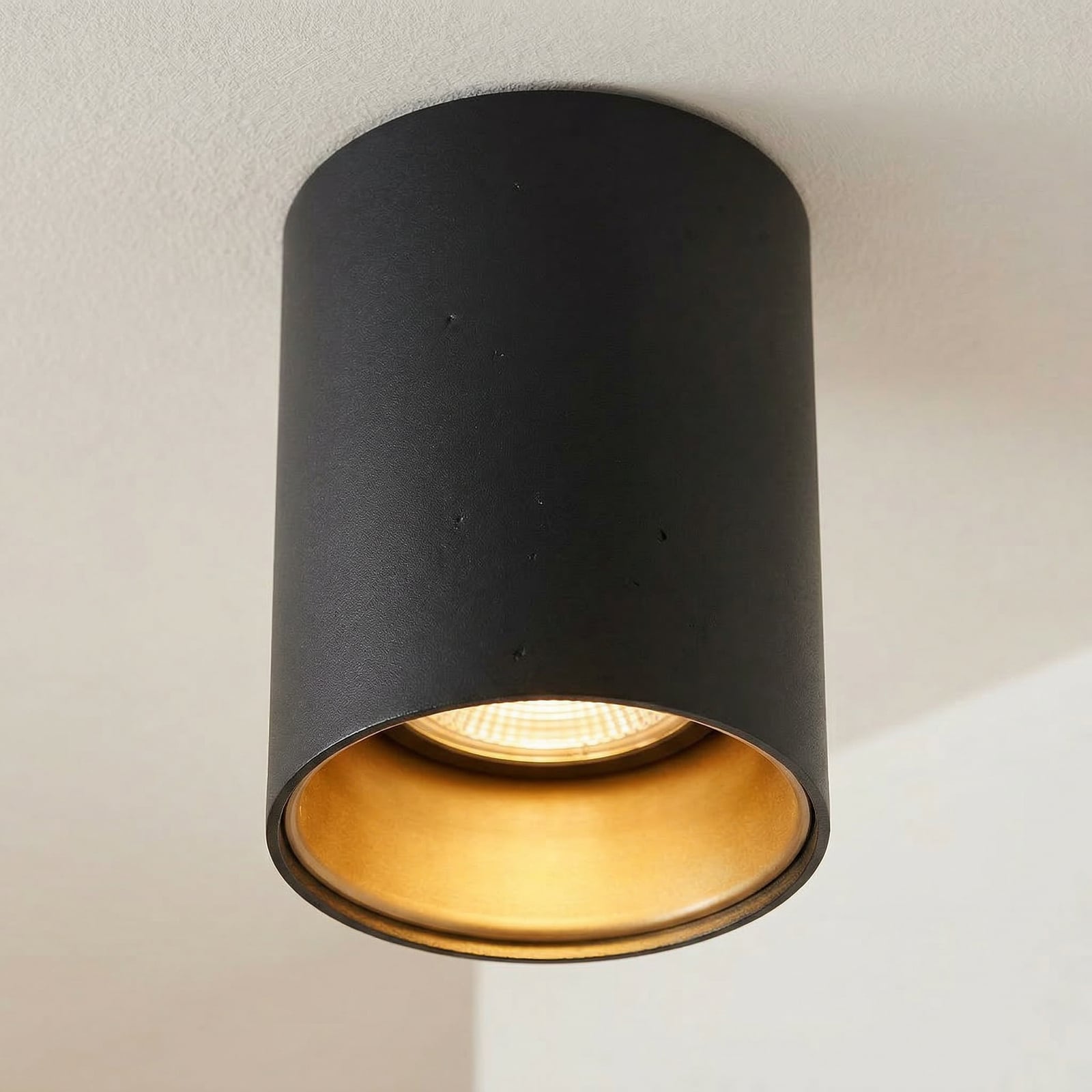 Vinja Plafoniera Nero/Oro - Arcchio