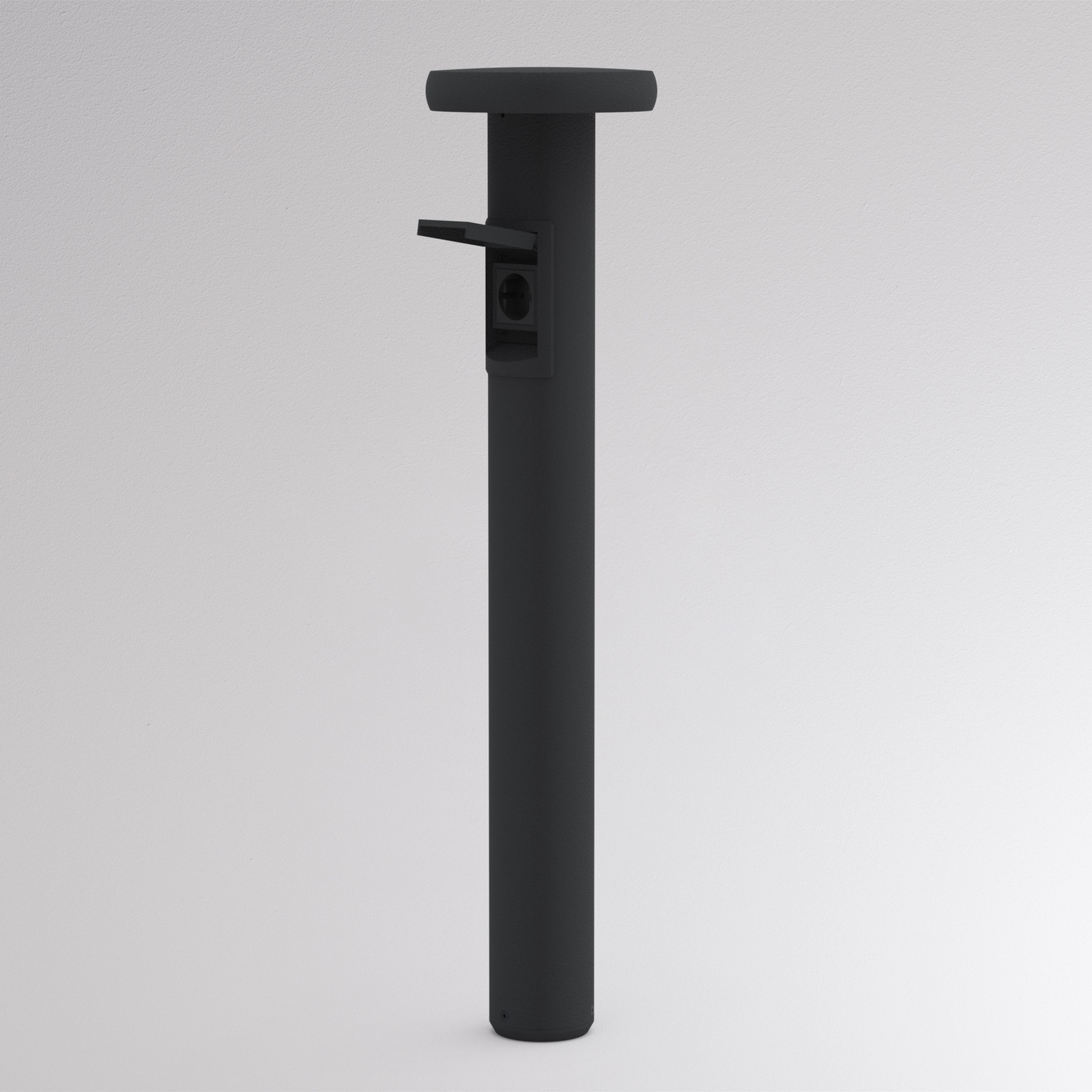 Molto Luce Bornă luminoasă LED CIRC pornire/oprire priză antracit 82 cm IP65 - Modern - Aluminiu