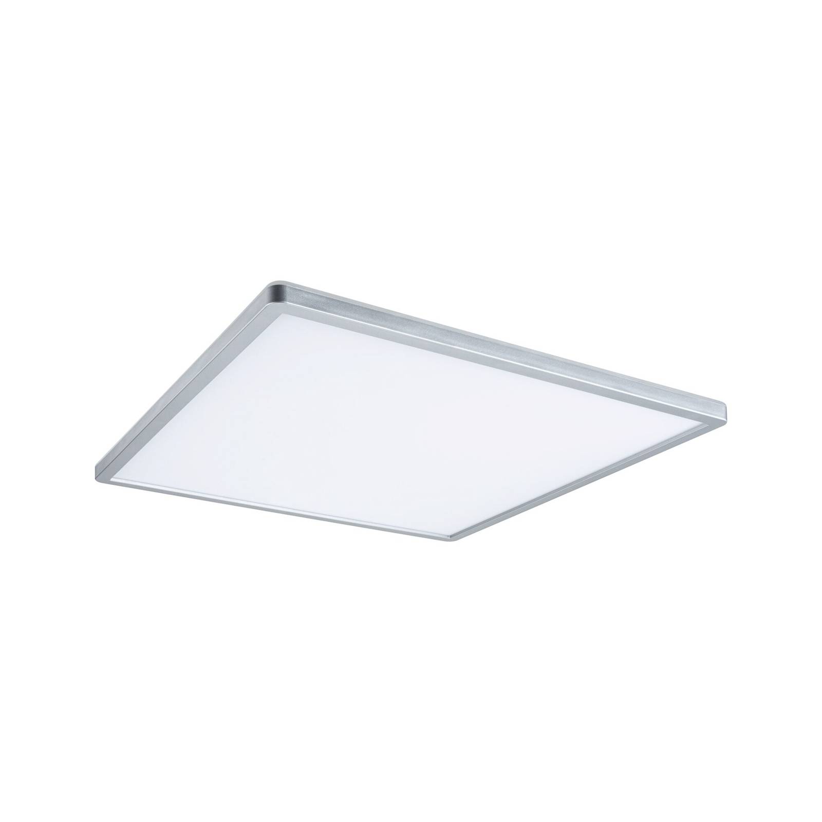 Paulmann LED Panel - Living / Dining Room - Flush Ceiling Light - dimmable - Modern - Silver