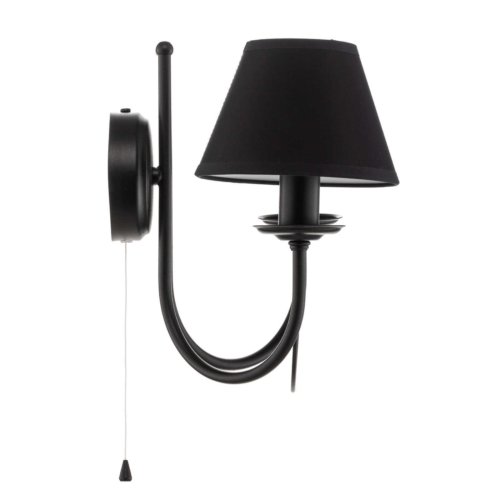 Aplique Bona, 2 luces, negro