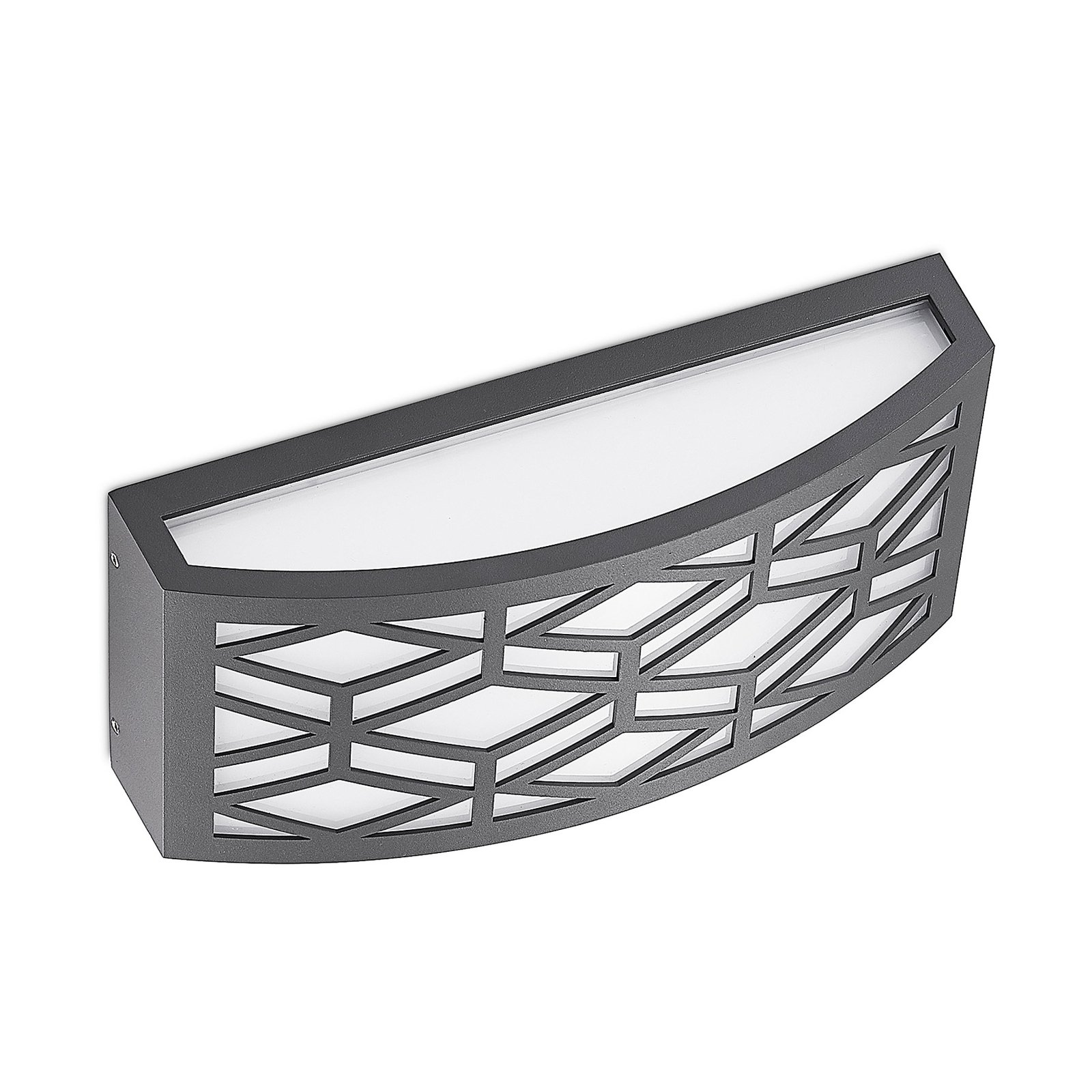 Jakari Deco Vonkajšie Nástenné Svietidlo Dark Grey - Lindby