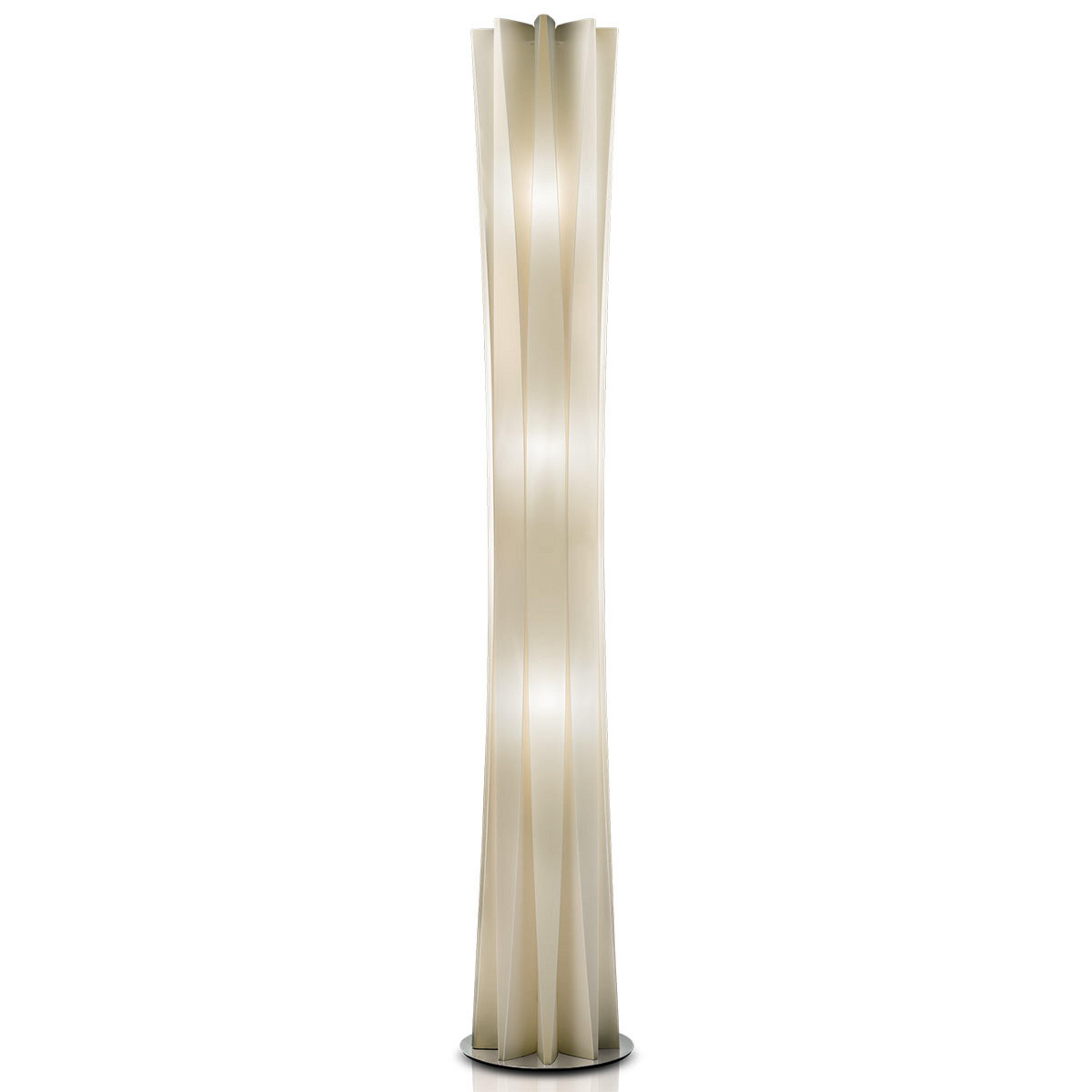 Slamp Bach Stehleuchte, Höhe 184 cm, gold