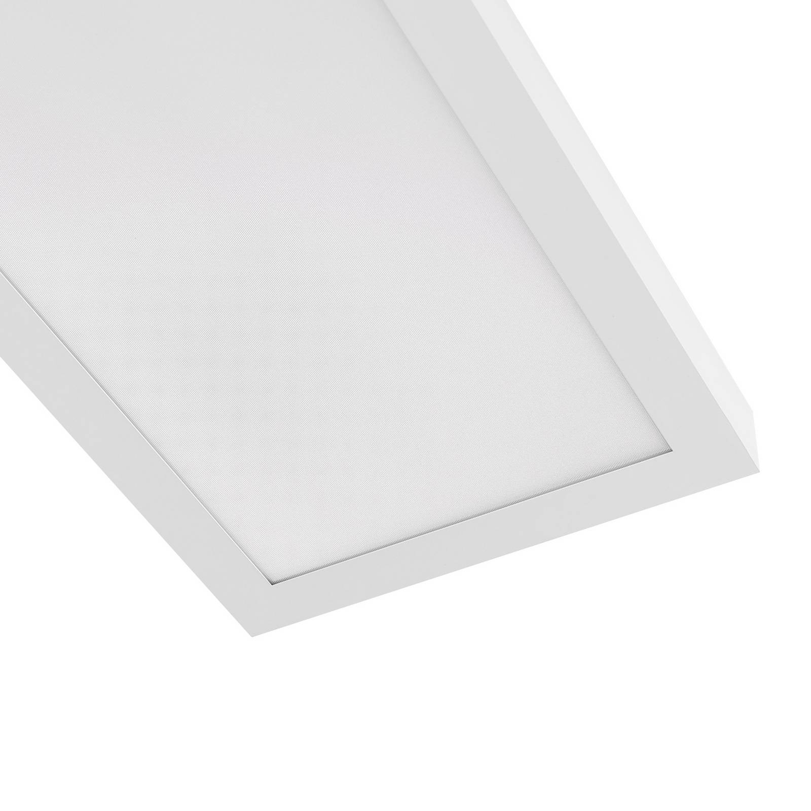 Panel LED PRO OFFICE SANO, 123 x 33 cm, ściemniany, biały metal CCT