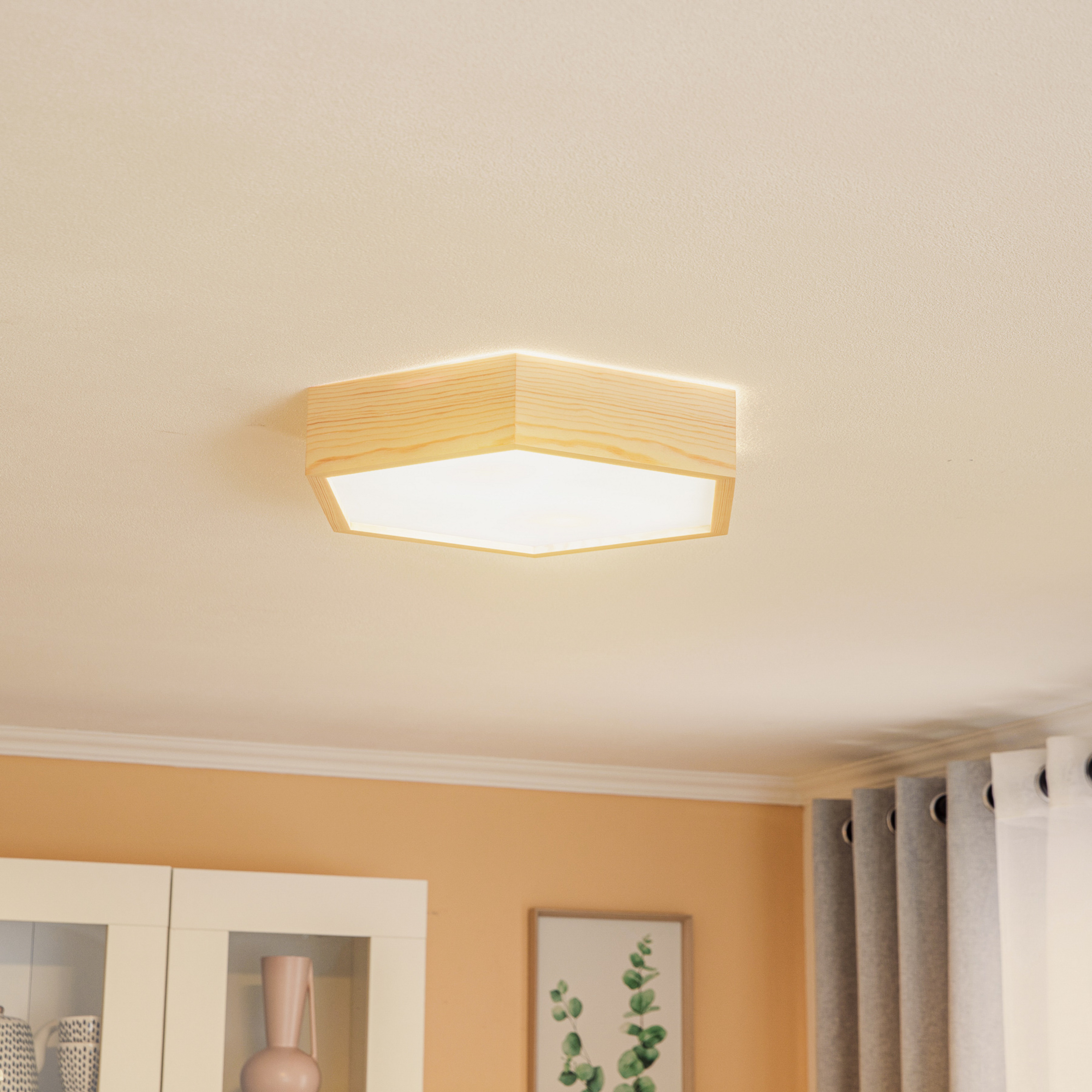 Envostar Plafonieră Hagen, Pin natural